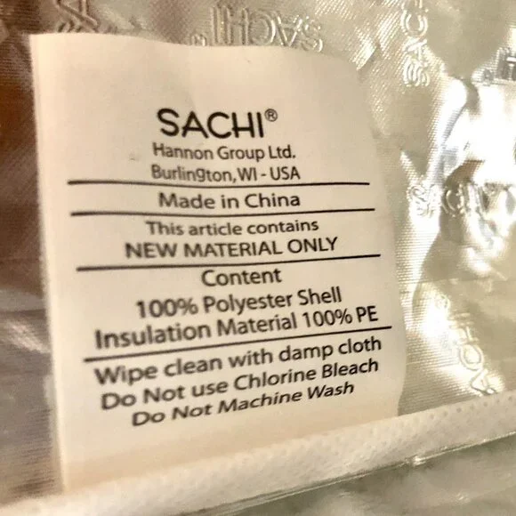 NWOT SACHI Insulated Foldable Market Tote Bag with Pouch Zip Green Paisley - Picture 14 of 16